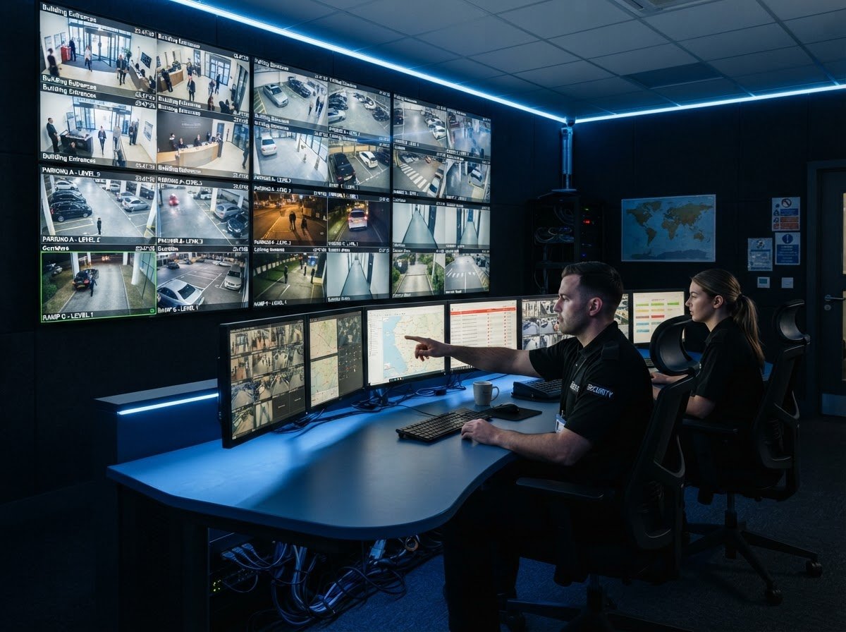 Security monitoring room